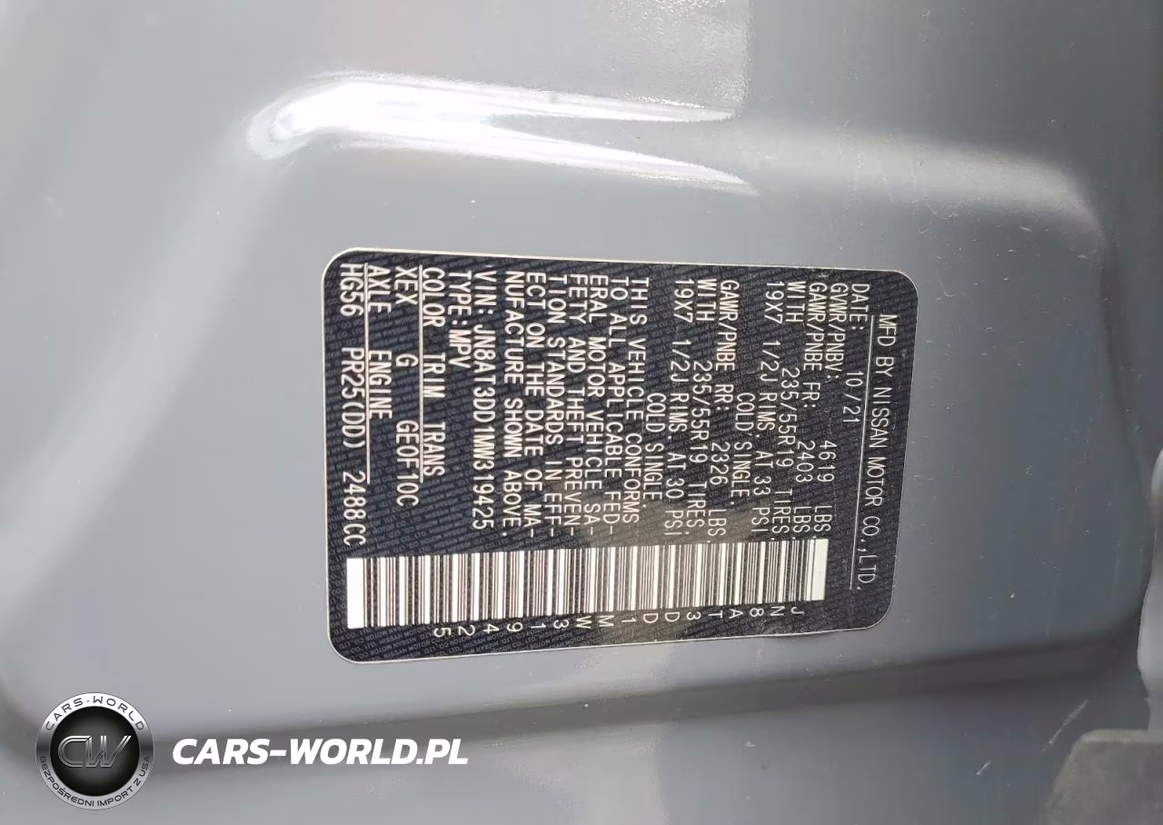 2021 Nissan Rogue Platinum VIN:JN8AT3DD1MW319425 - 13
