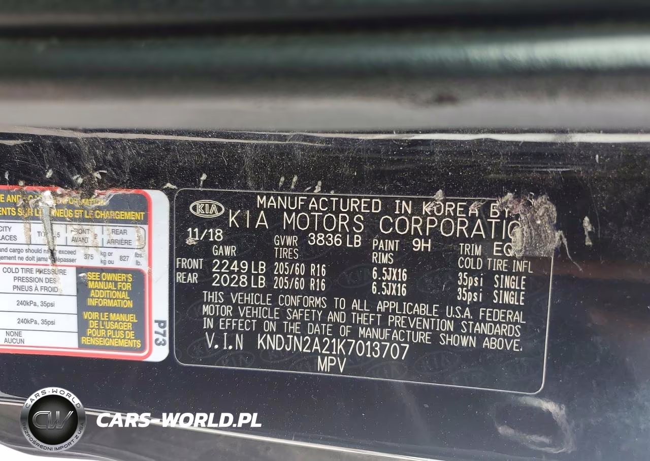 2019 Kia Soul Base VIN:KNDJN2A21K7013707 - 13