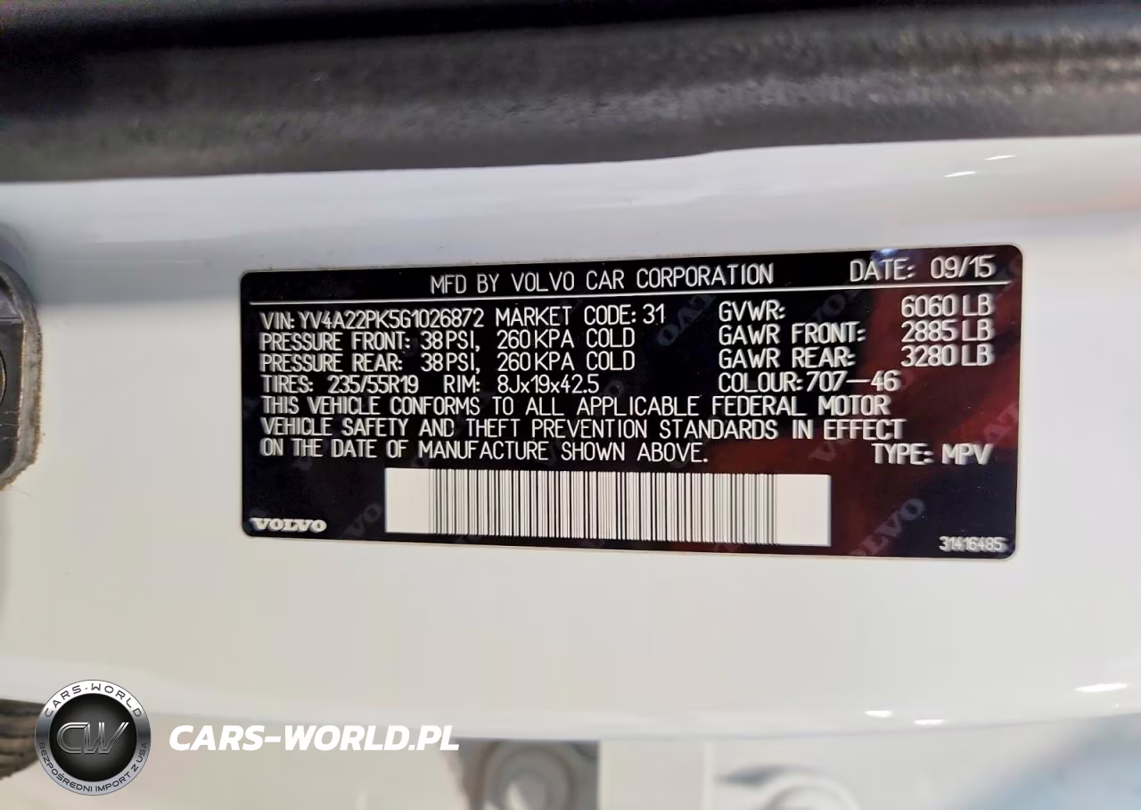 2016 Volvo Xc90 T6 VIN:YV4A22PK5G1026872 - 13