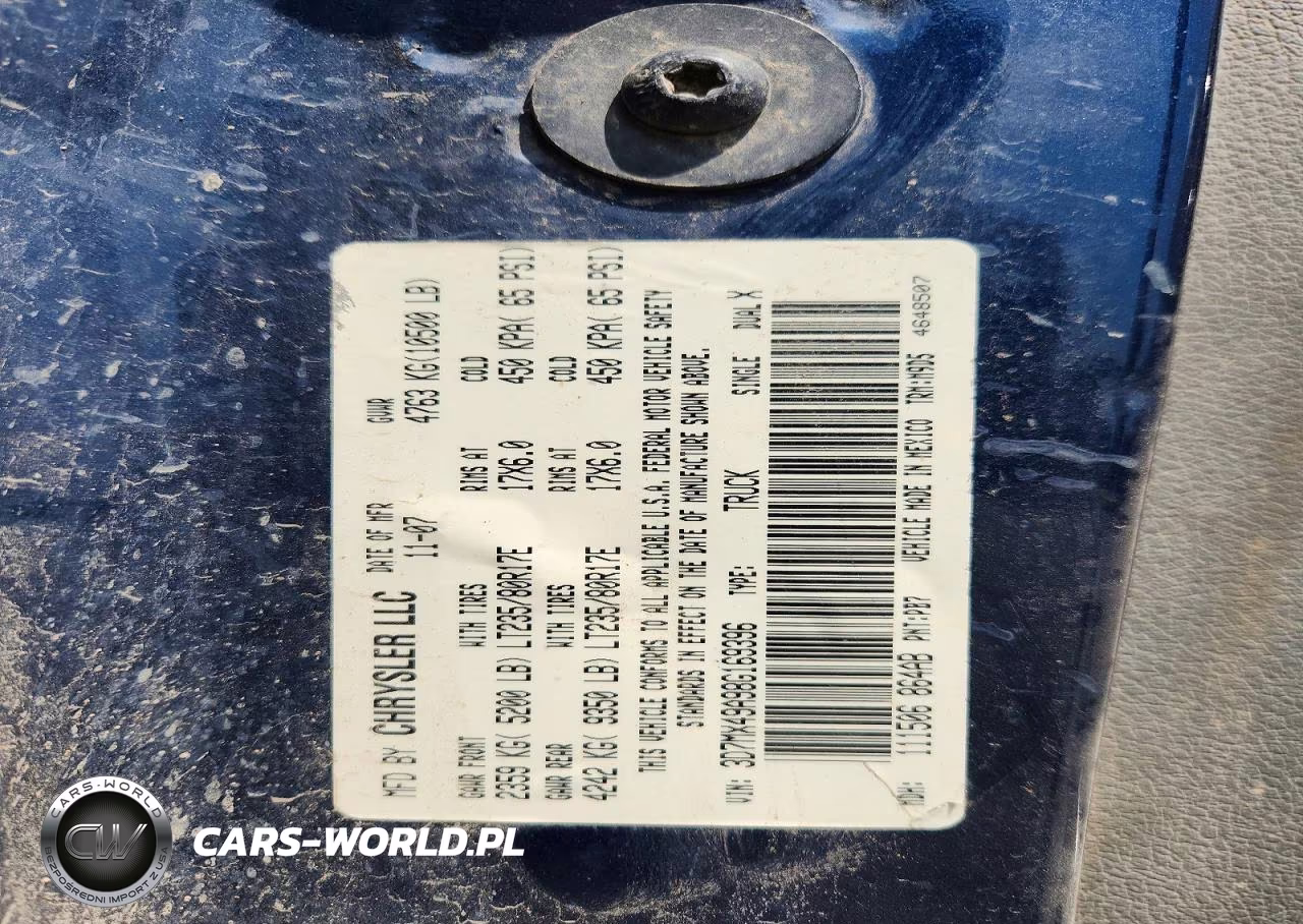 2008 Dodge Ram 3500 VIN:3D7MX49A98G169396 - 12