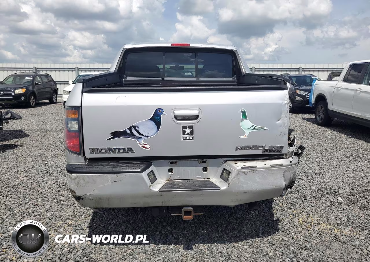 2006 Honda Ridgeline Rtl VIN:2HJYK16566H510925 - 6