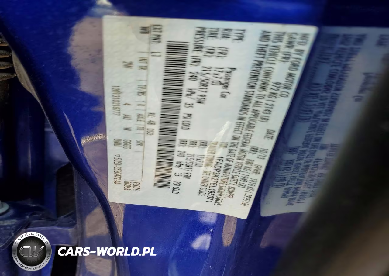 2014 Ford Focus Se VIN:1FADP3K27EL195071 - 12