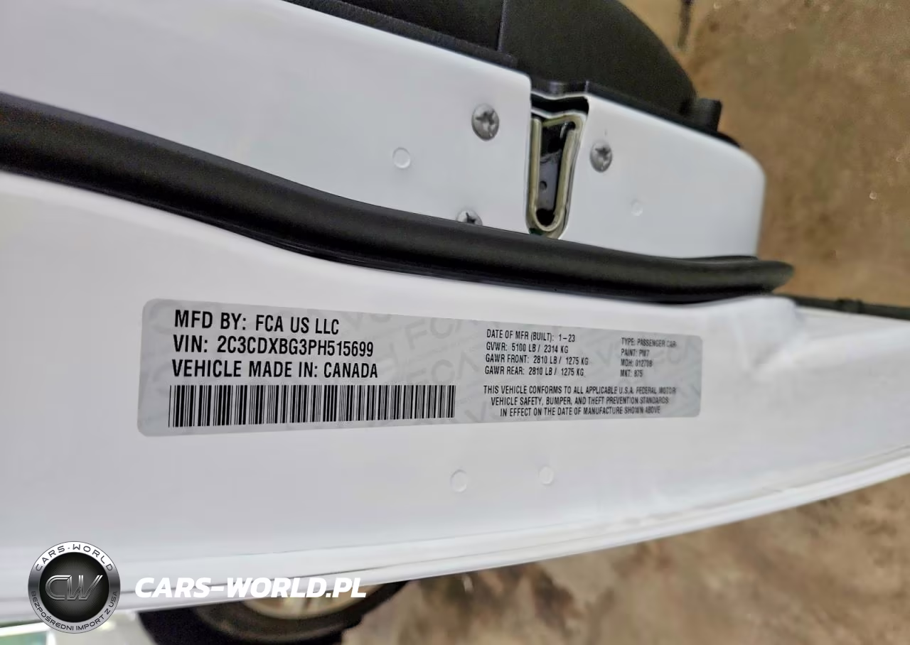 2023 Dodge Charger 4D 2Wd VIN:2C3CDXBG3PH515699 - 12