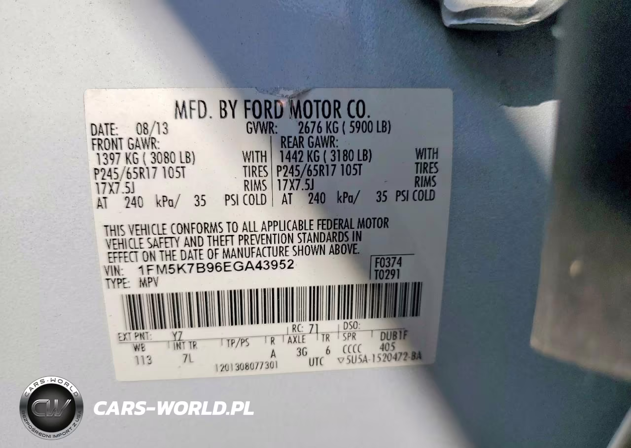 2014 Ford Explorer VIN:1FM5K7B96EGA43952 - 13