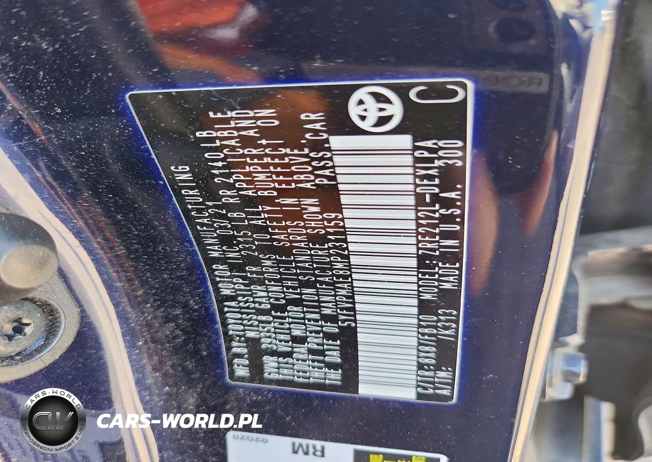 2021 Toyota Corolla Le VIN:5YFVPMAE8MP231159 - 12