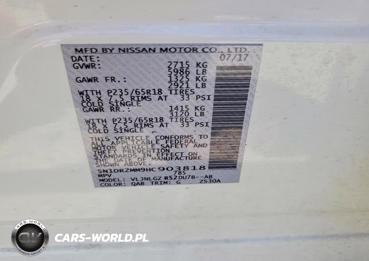 2017 Nissan Pathfinder Sl VIN:5N1DR2MM9HC903818 - 14