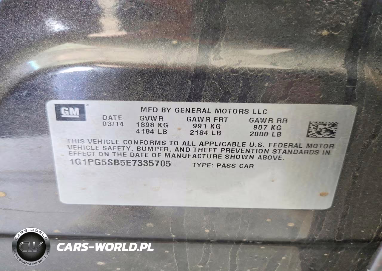2014 Chevrolet Cruze Ltz VIN:1G1PG5SB5E7335705 - 12