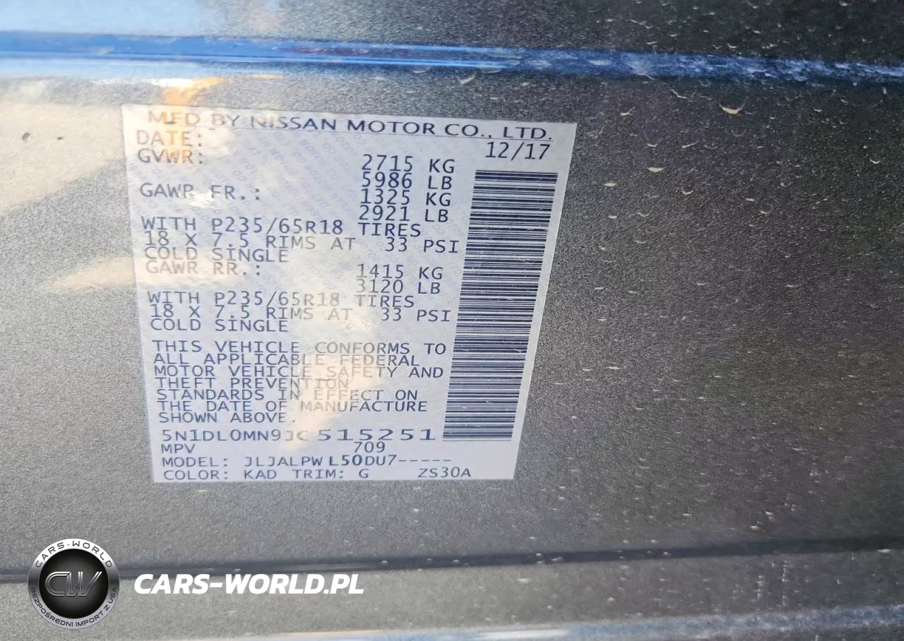 2018 Infiniti Qx60 Base VIN:5N1DL0MN9JC515251 - 13