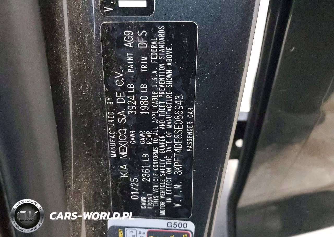 2025 Kia K4 Lxs VIN:3KPFT4DE8SE086943 - 12