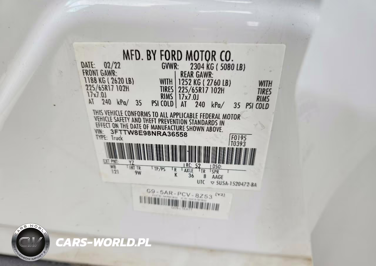 2022 Ford Maverick Xl VIN:3FTTW8E98NRA36558 - 12