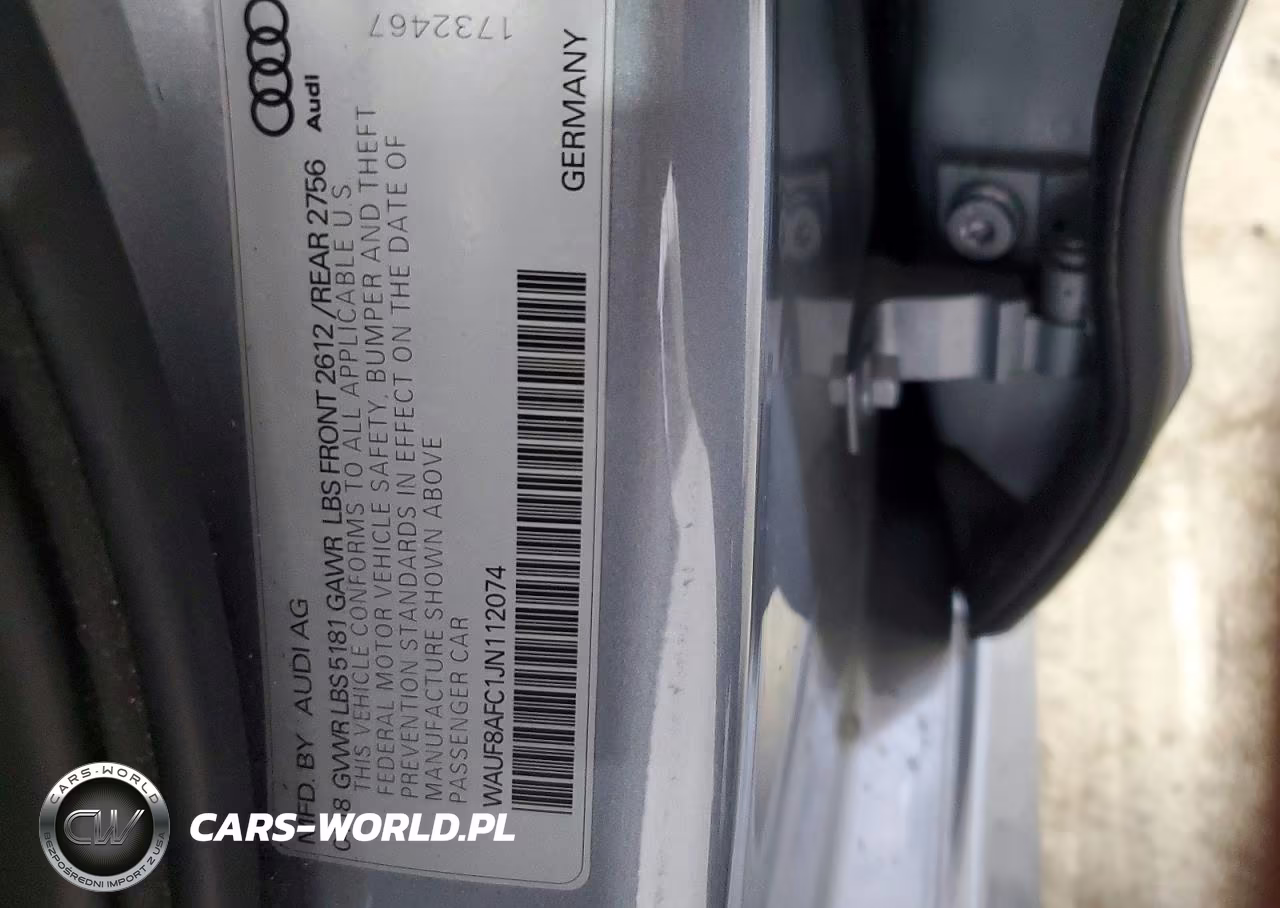 2018 Audi A6 Premium VIN:WAUF8AFC1JN112074 - 12