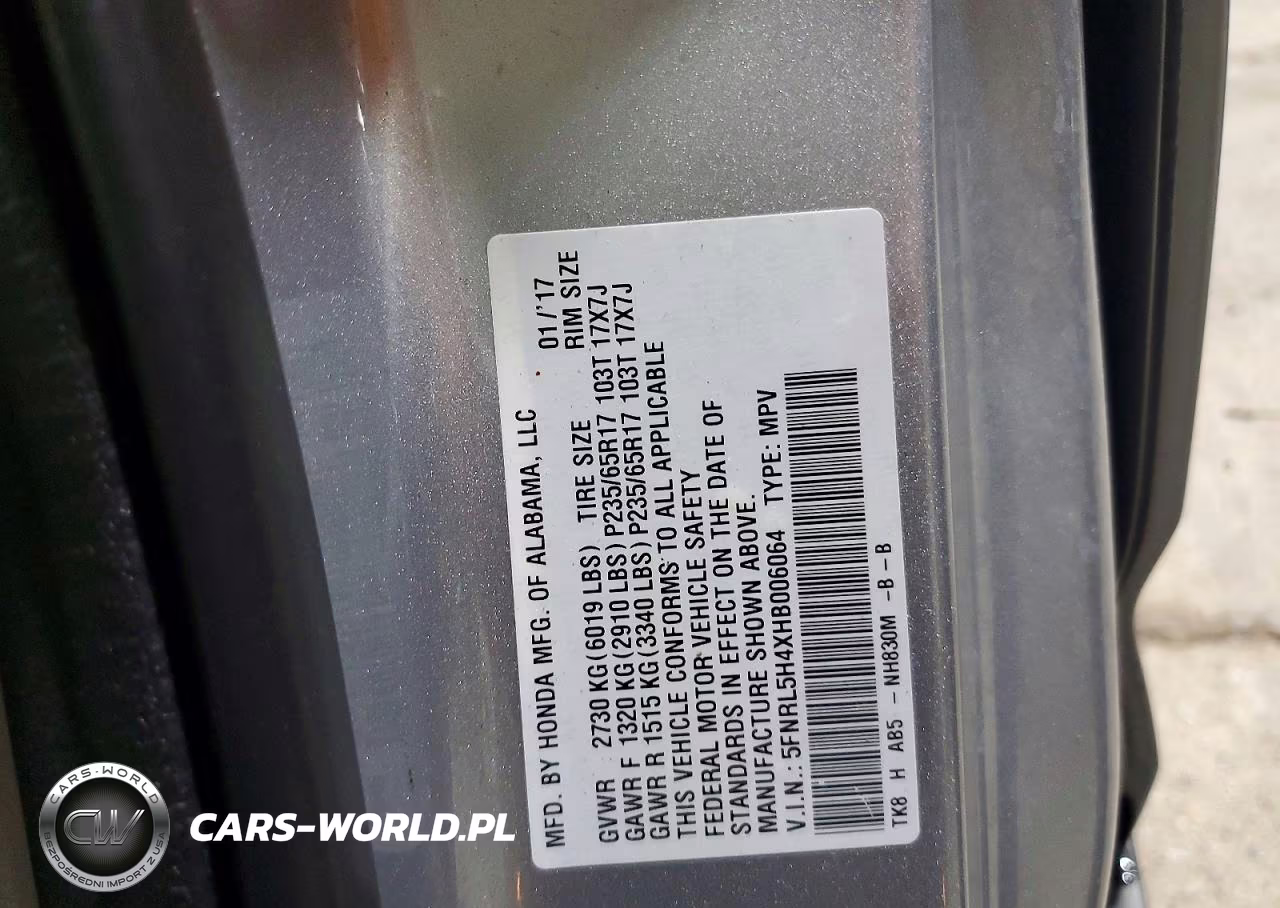 2017 Honda Odyssey Ex VIN:5FNRL5H4XHB006064 - 14
