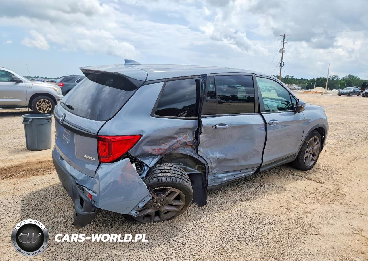 2023 Honda Passport Exl VIN:5FNYF8H56PB011631 - 3