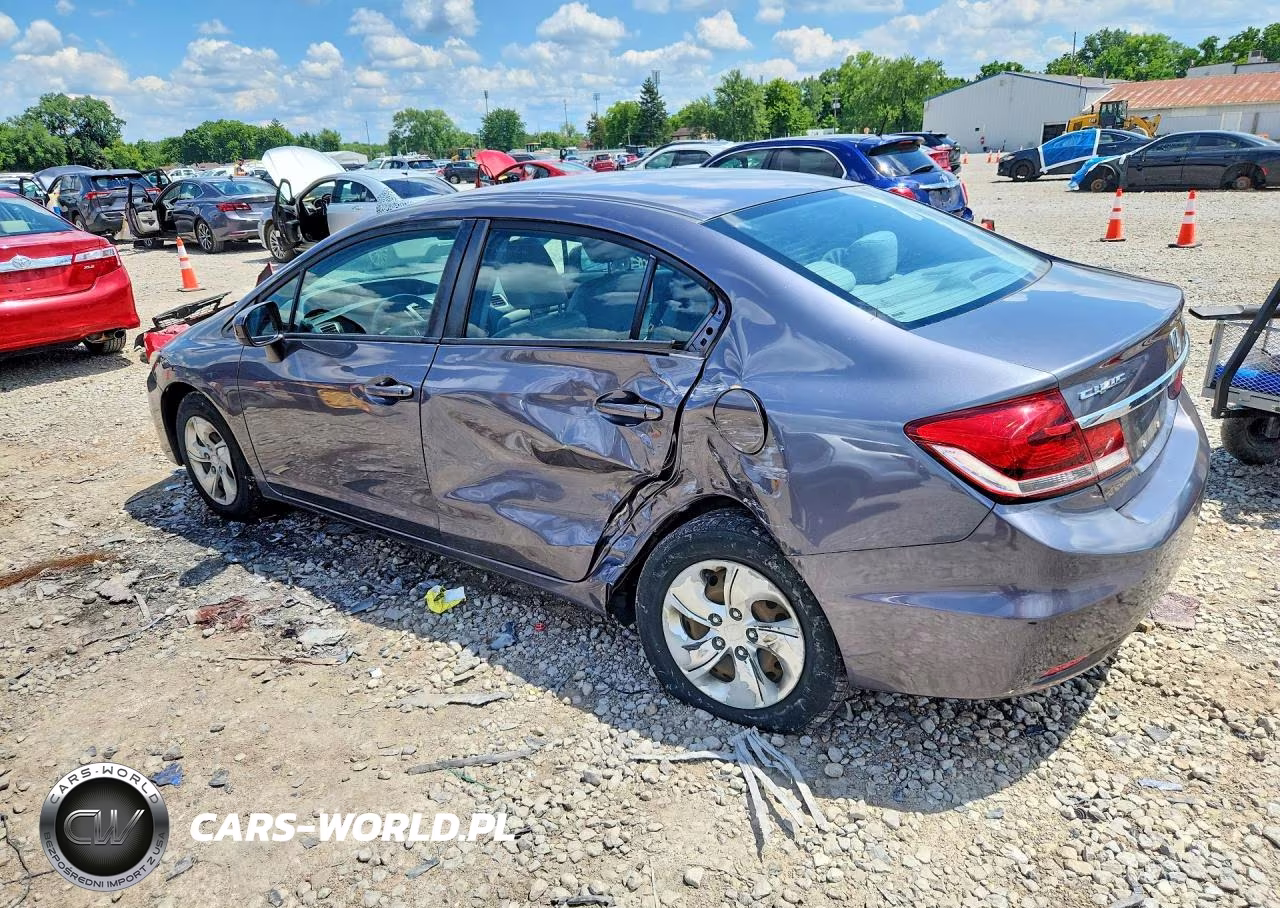 2015 Honda Civic Lx VIN:2HGFB2F59FH507570 - 2