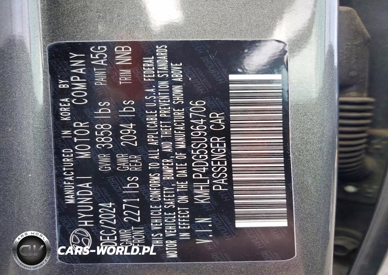 2025 Hyundai Elantra Limited VIN:KMHLP4DG5SU964706 - 12