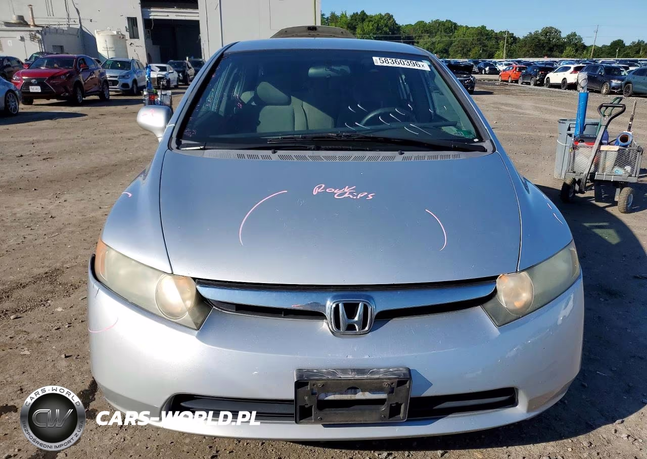 2008 Honda Civic Lx VIN:2HGFA16578H507311 - 5