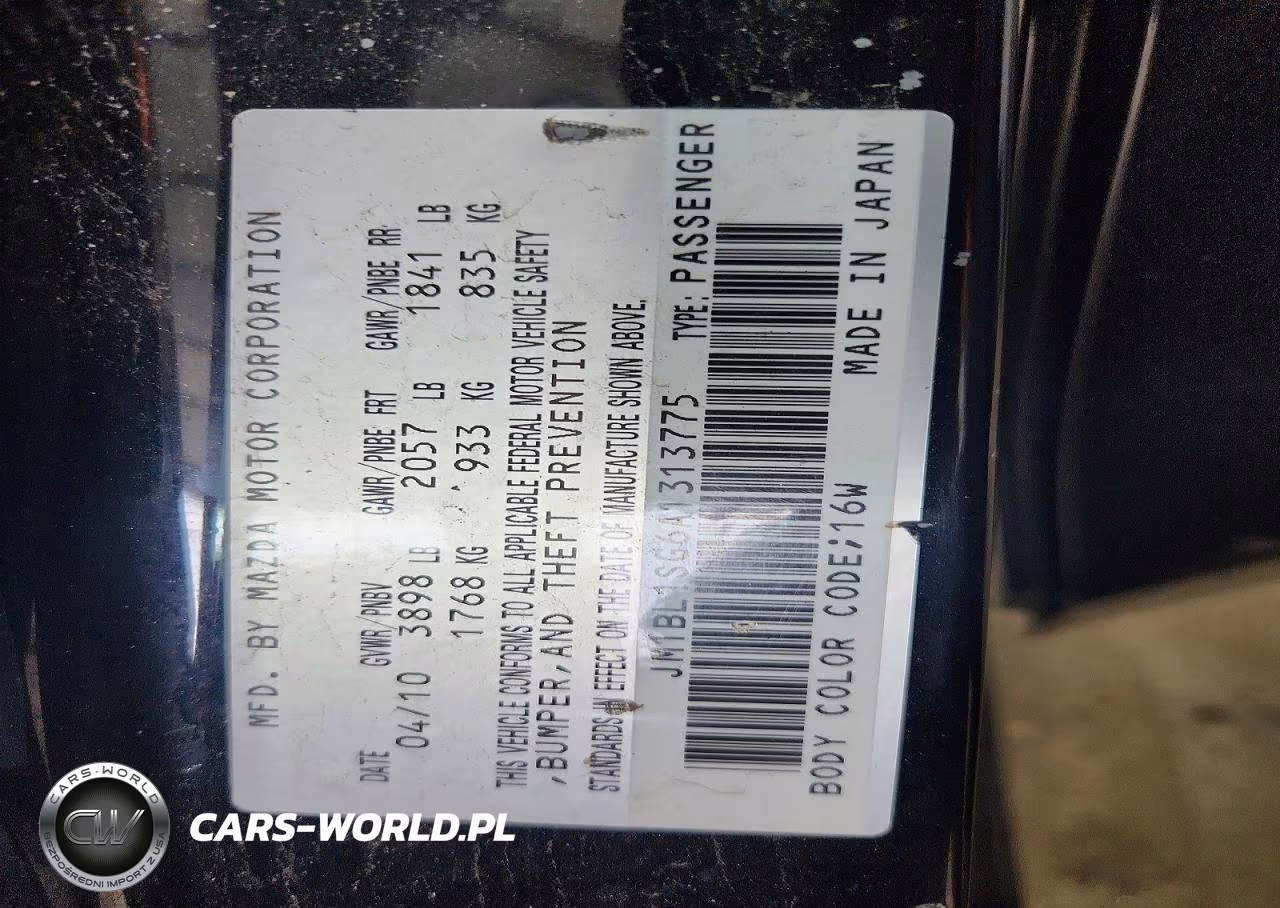2010 Mazda 3 I VIN:JM1BL1SG6A1313775 - 12