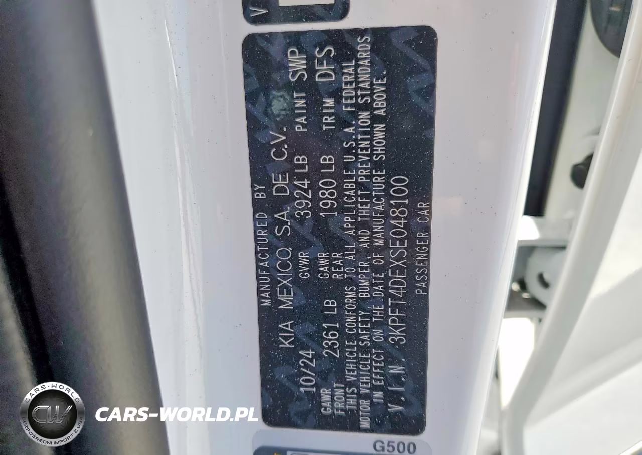 2025 Kia K4 Lxs VIN:3KPFT4DEXSE048100 - 13