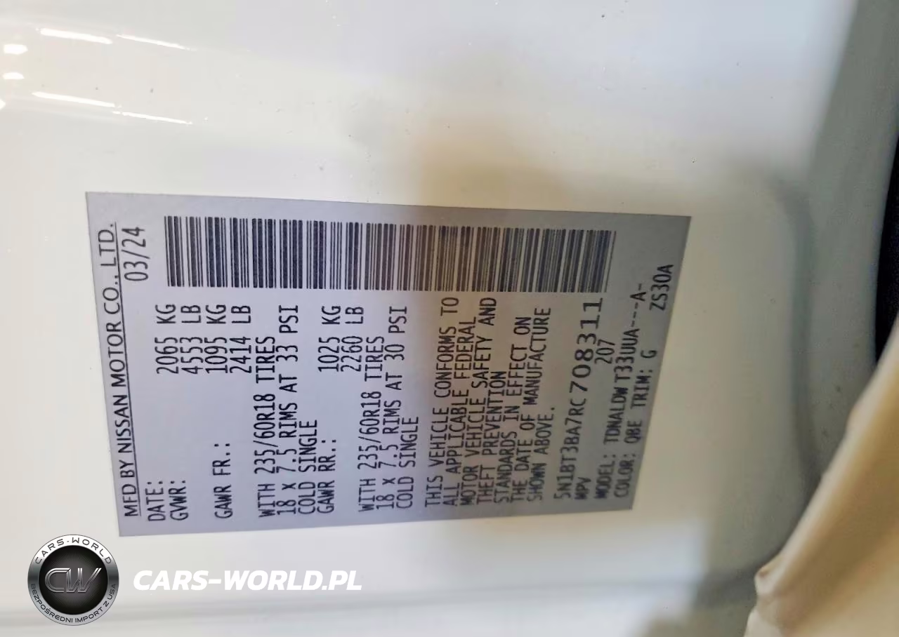 2024 Nissan Rogue Sv VIN:5N1BT3BA7RC708311 - 13