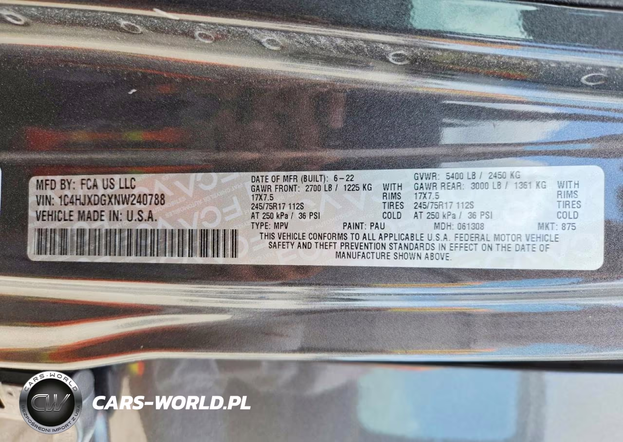 2022 Jeep Wrangler Unlimited Sport VIN:1C4HJXDGXNW240788 - 13