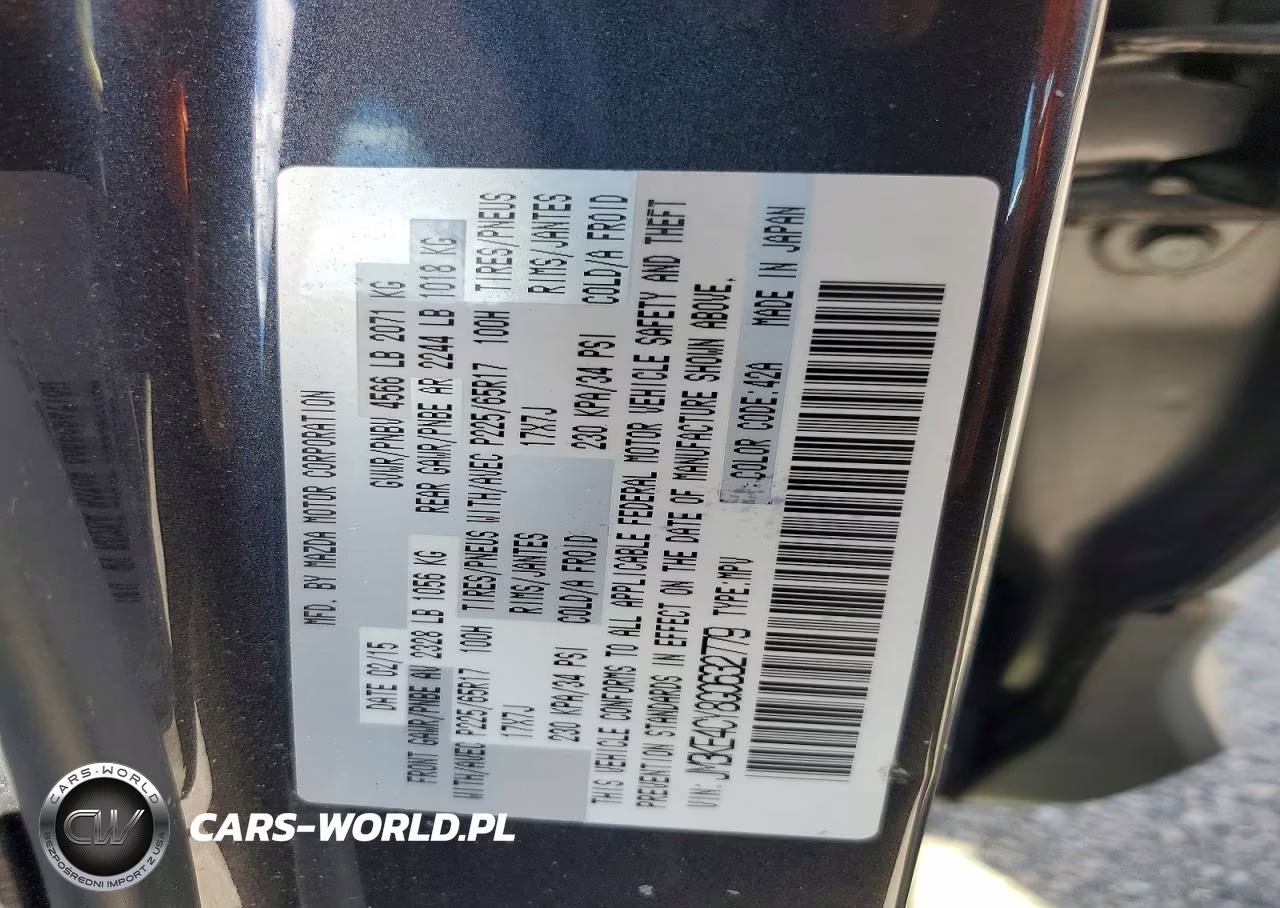 2016 Mazda Cx-5 Touring VIN:JM3KE4CY8G0632779 - 13