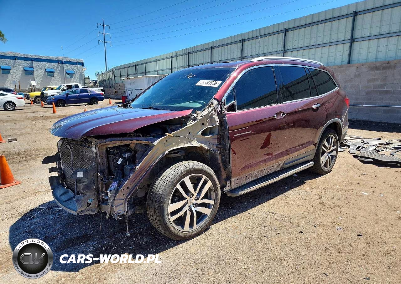 2017 Honda Pilot Elite VIN:5FNYF6H0XHB018835 - 1
