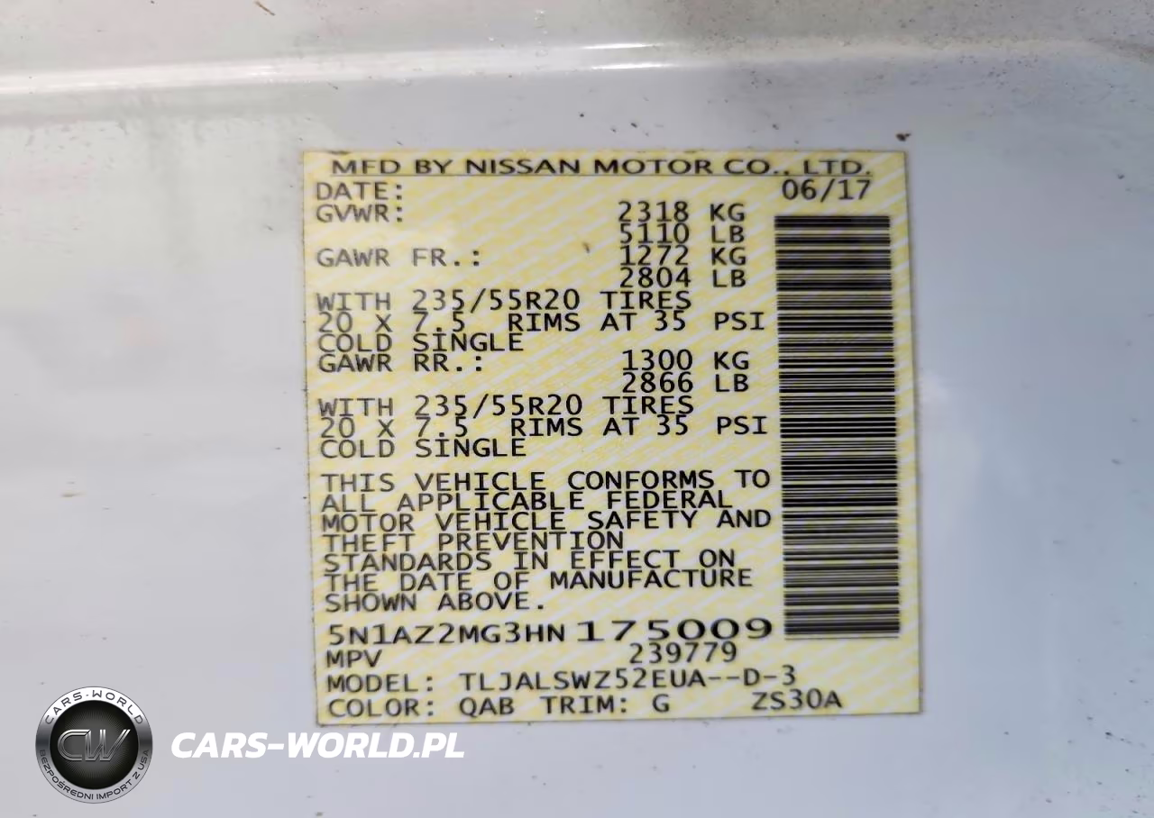 2017 Nissan Murano Platinum VIN:5N1AZ2MG3HN175009 - 12