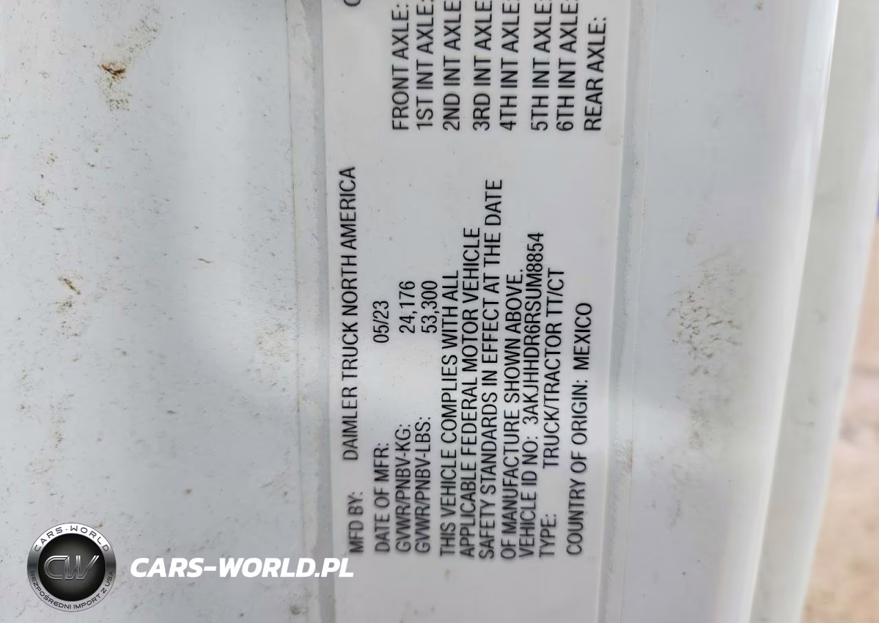 2024 Freightliner Cascadia 126 Semi Truck VIN:3AKJHHDR6RSUM8854 - 10