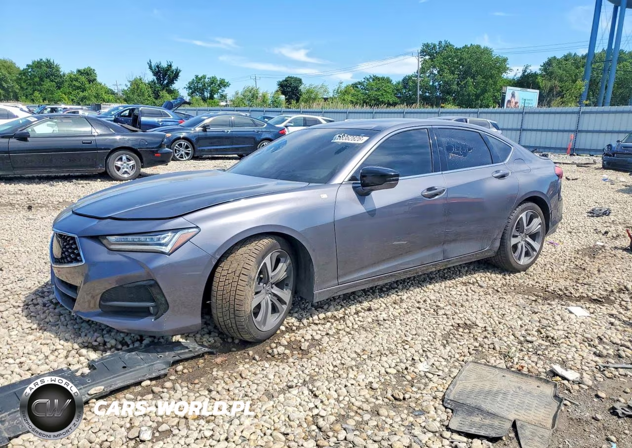 2021 Acura Tlx Advance VIN:19UUB6F65MA006775 - 1