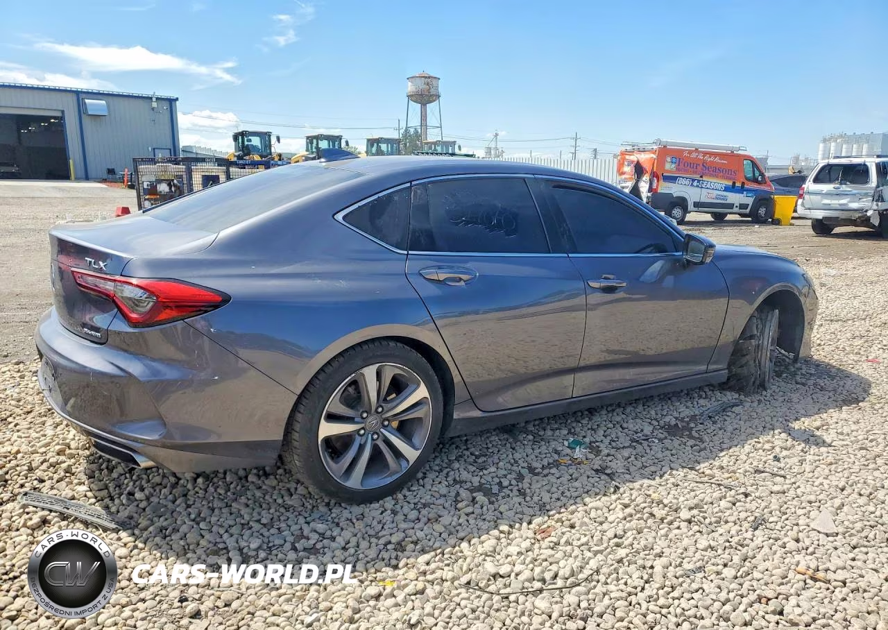 2021 Acura Tlx Advance VIN:19UUB6F65MA006775 - 3