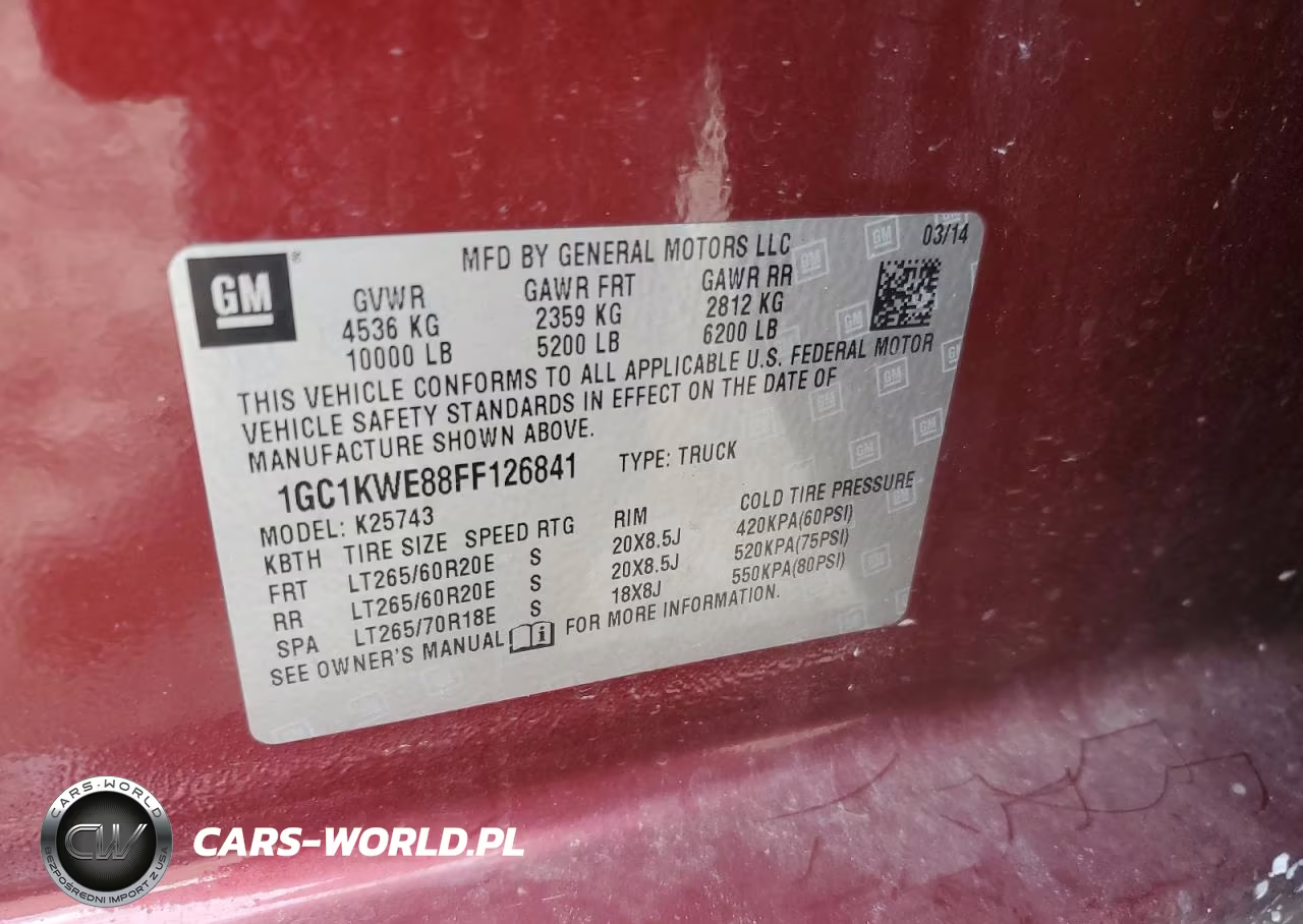 2015 Chevrolet Silverado K2500 Heavy Duty Ltz VIN:1GC1KWE88FF126841 - 12