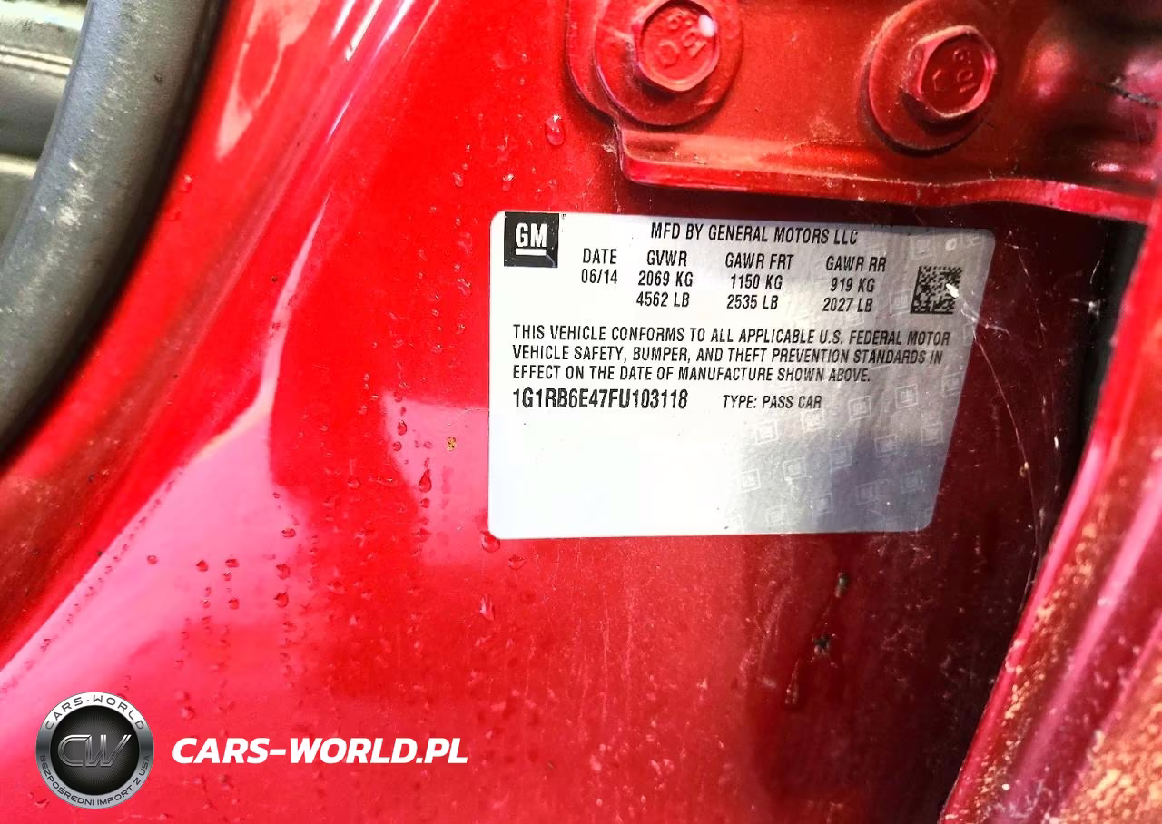 2015 Chevrolet Volt VIN:1G1RB6E47FU103118 - 12