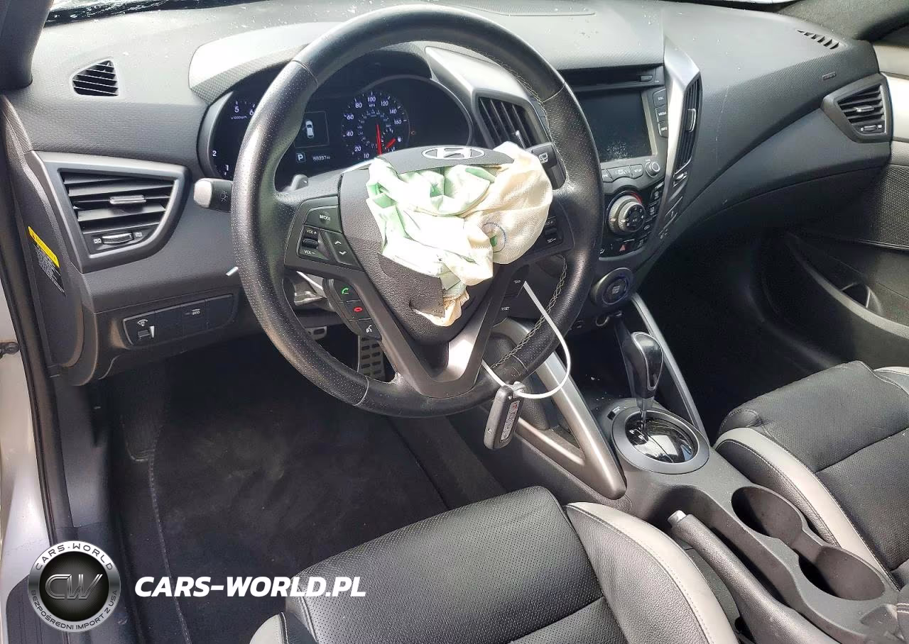 2016 Hyundai Veloster Turbo VIN:KMHTC6AE0GU261757 - 8