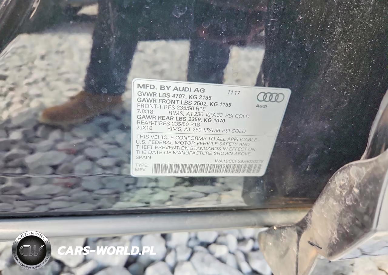 2018 Audi Q3 Premium VIN:WA1BCCFS9JR020278 - 13
