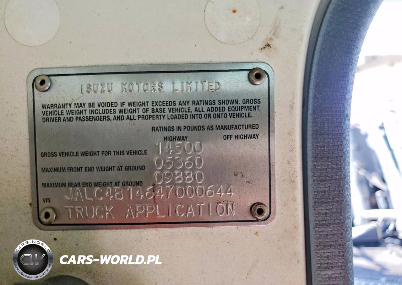 2004 Isuzu Npr - Box Truck VIN:JALC4B14647000644 - 13