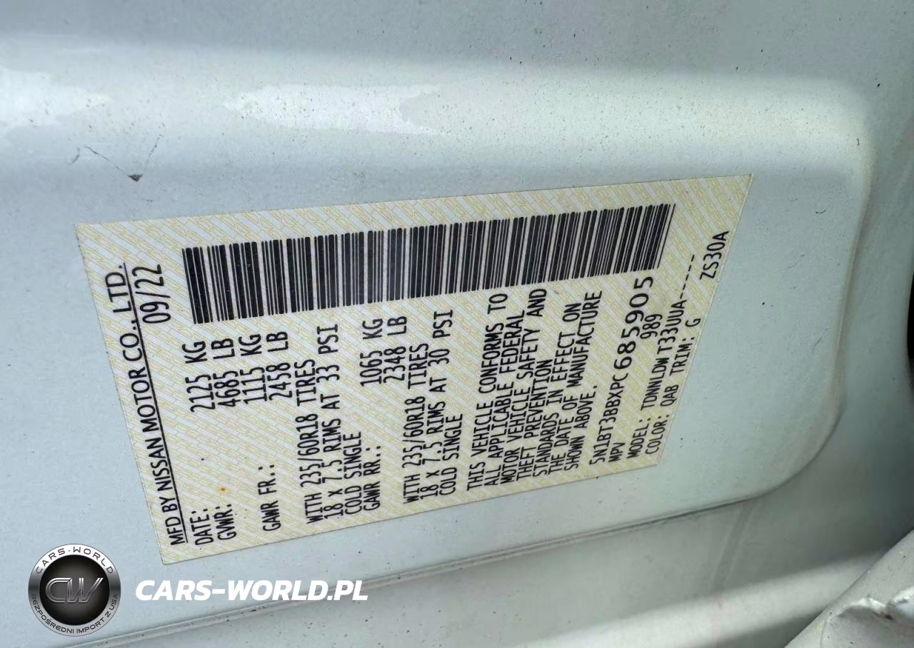 2023 Nissan Rogue Sv VIN:5N1BT3BBXPC685905 - 12