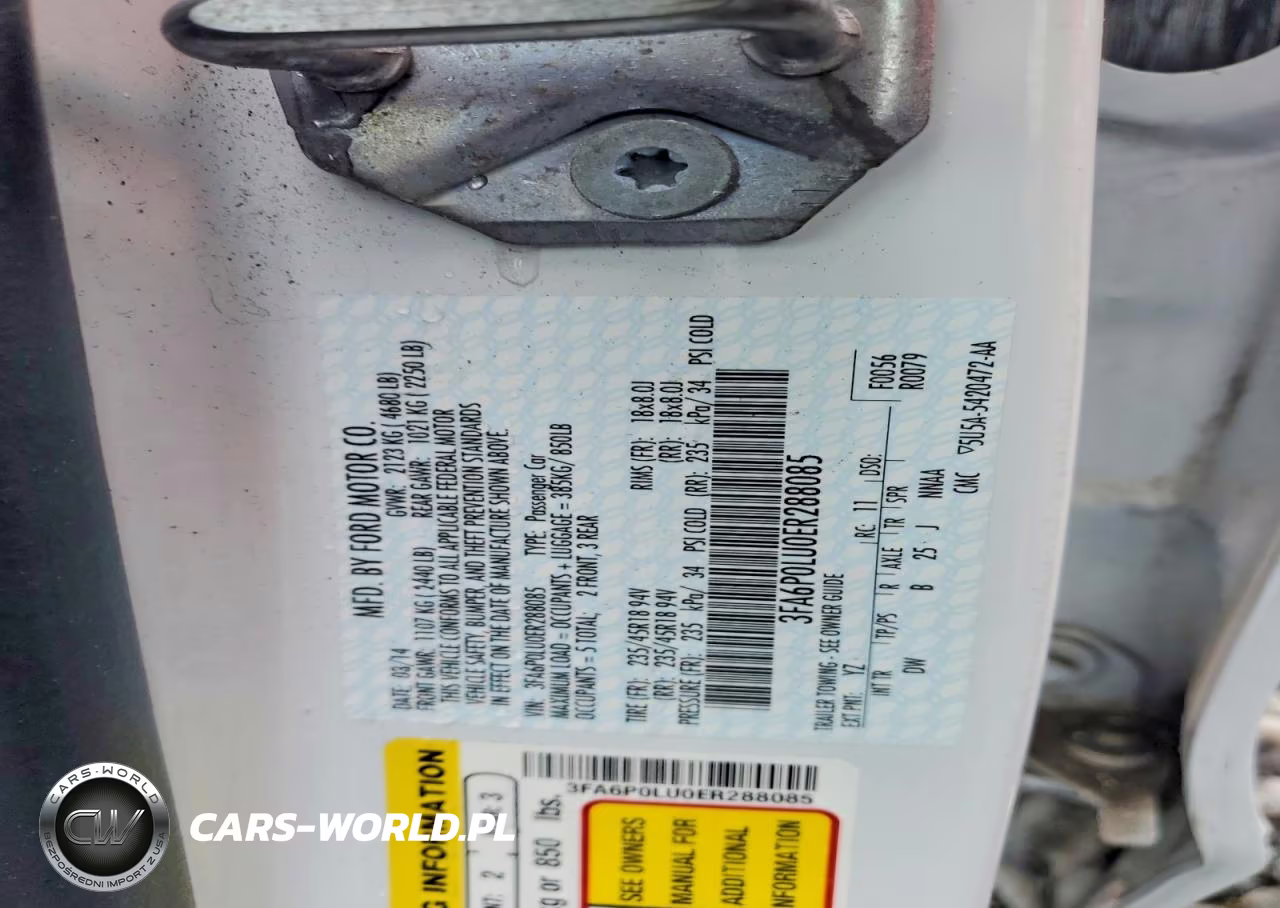 2014 Ford Fusion Se Hybrid VIN:3FA6P0LU0ER288085 - 13