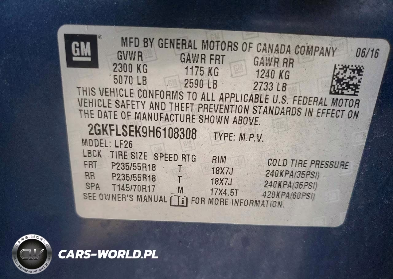 2017 GMC Terrain Sle VIN:2GKFLSEK9H6108308 - 14