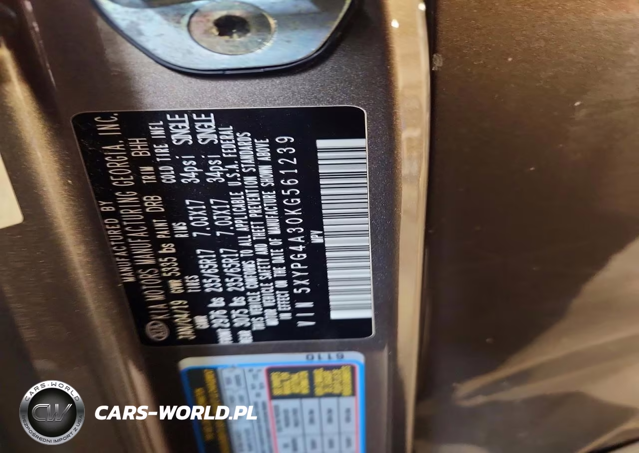 2019 Kia Sorento Lx VIN:5XYPG4A30KG561239 - 13