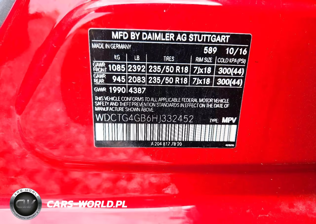 2017 Mercedes-Benz Gla 250 4Matic VIN:WDCTG4GB6HJ332452 - 12