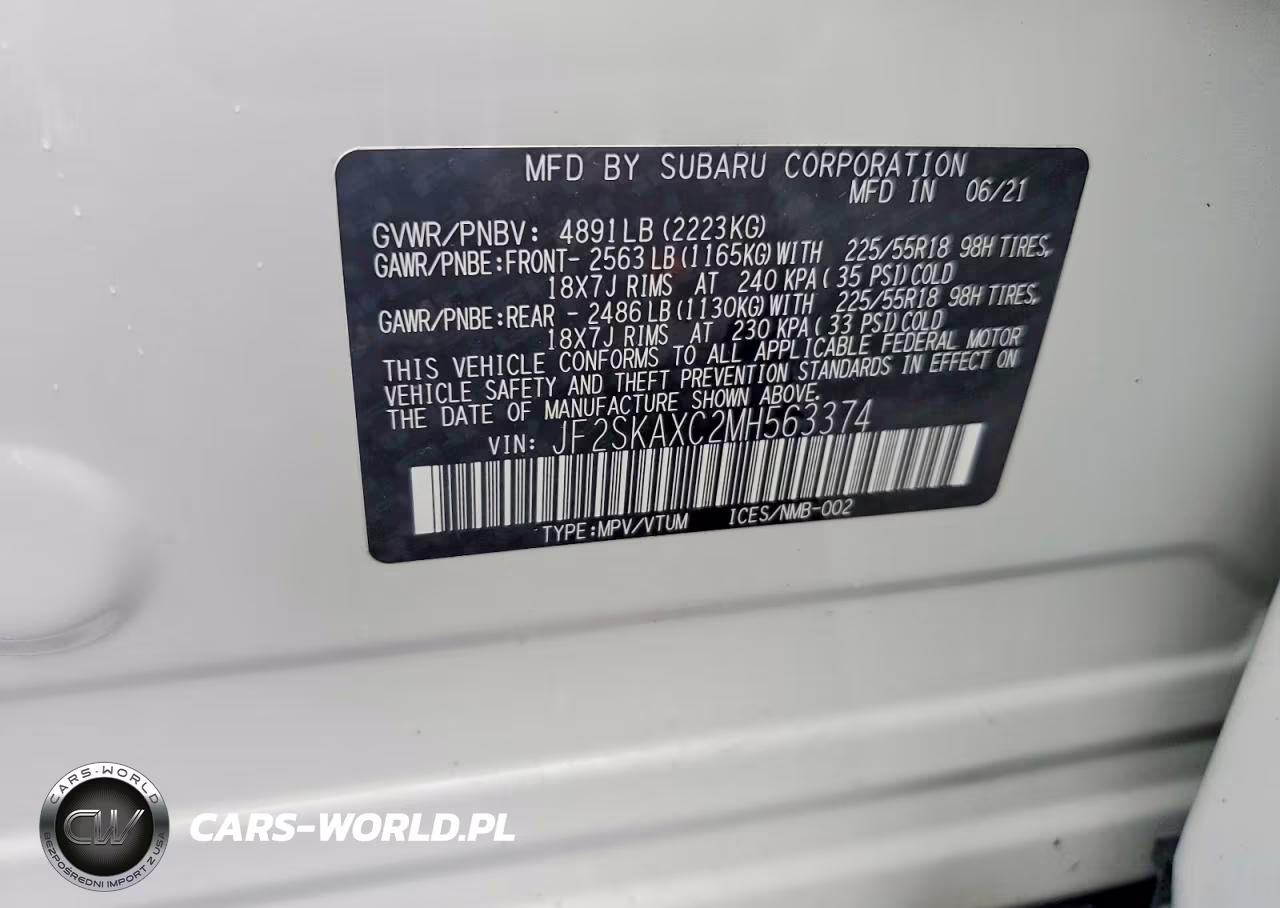 2021 Subaru Forester Touring VIN:JF2SKAXC2MH563374 - 13