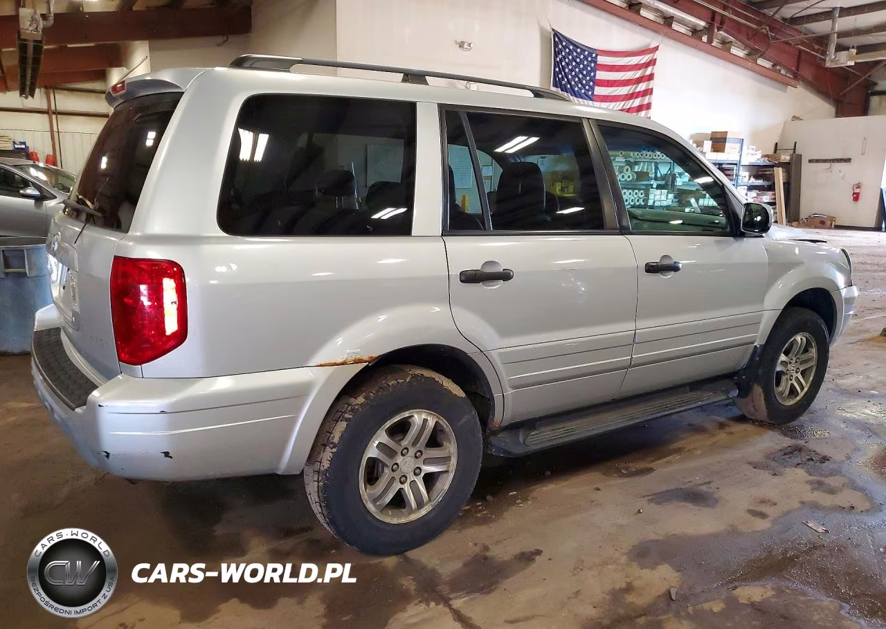 2004 Honda Pilot Exl VIN:2HKYF18544H506883 - 3