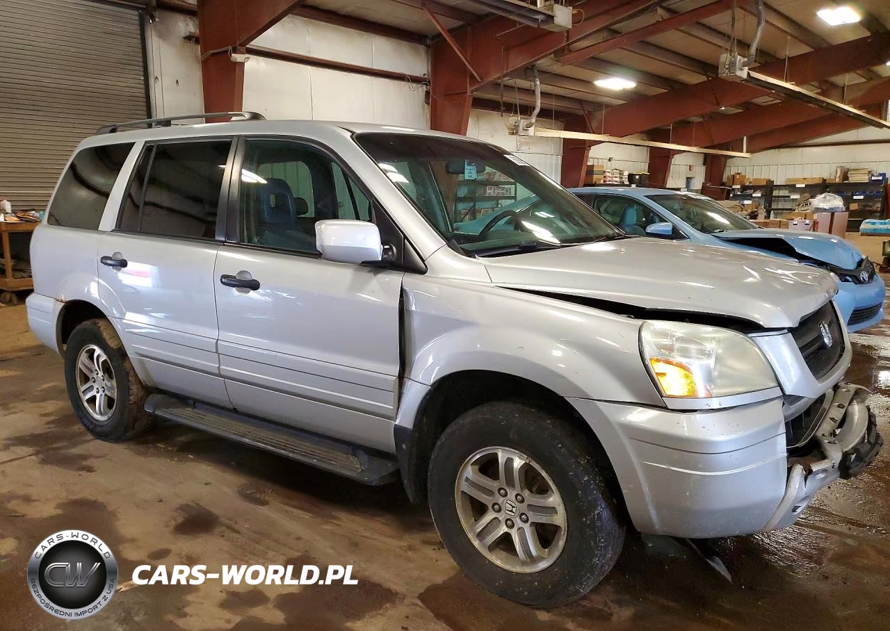 2004 Honda Pilot Exl VIN:2HKYF18544H506883 - 4