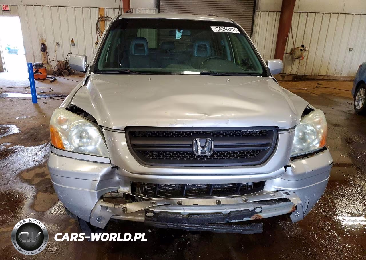 2004 Honda Pilot Exl VIN:2HKYF18544H506883 - 5