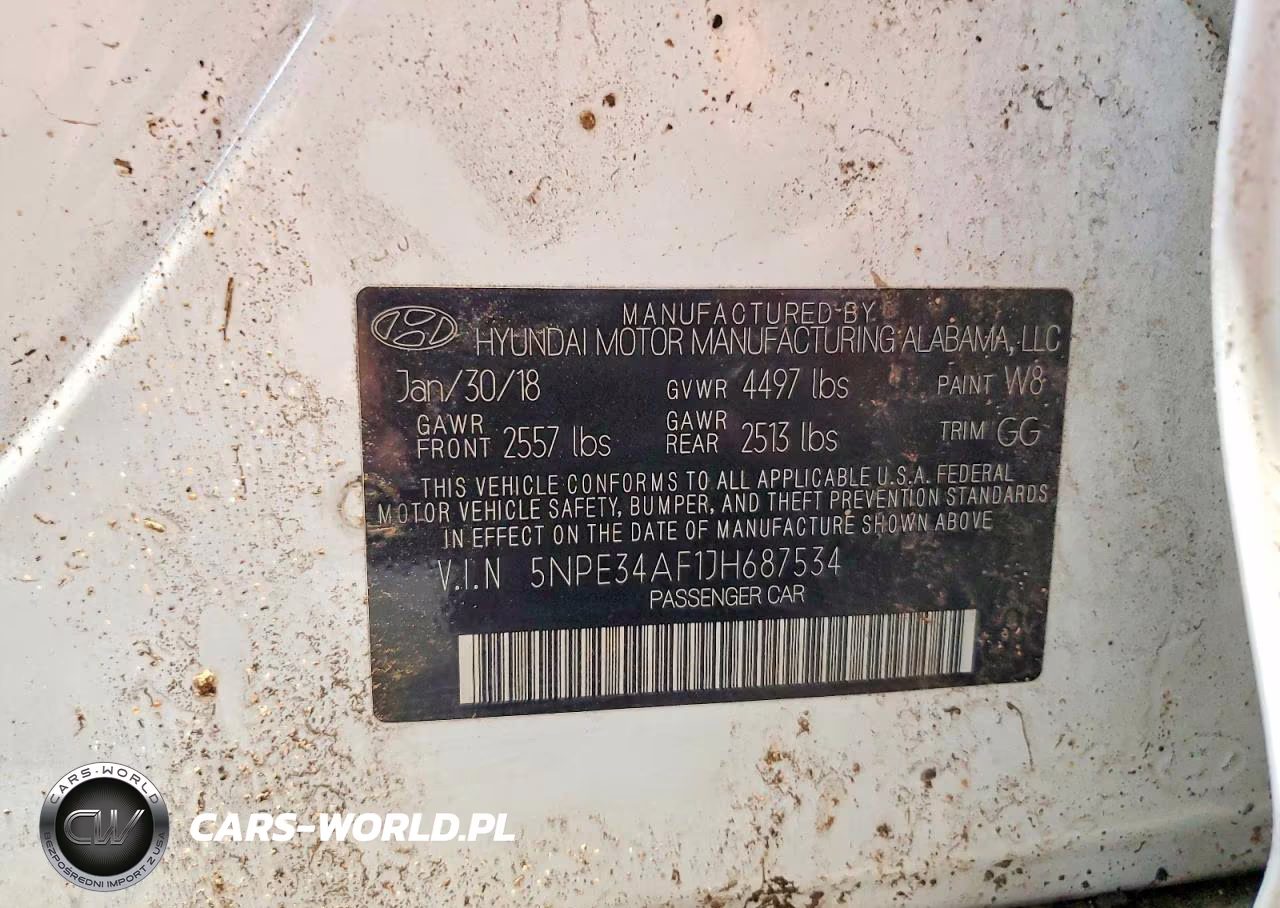 2018 Hyundai Sonata Sel VIN:5NPE34AF1JH687534 - 13