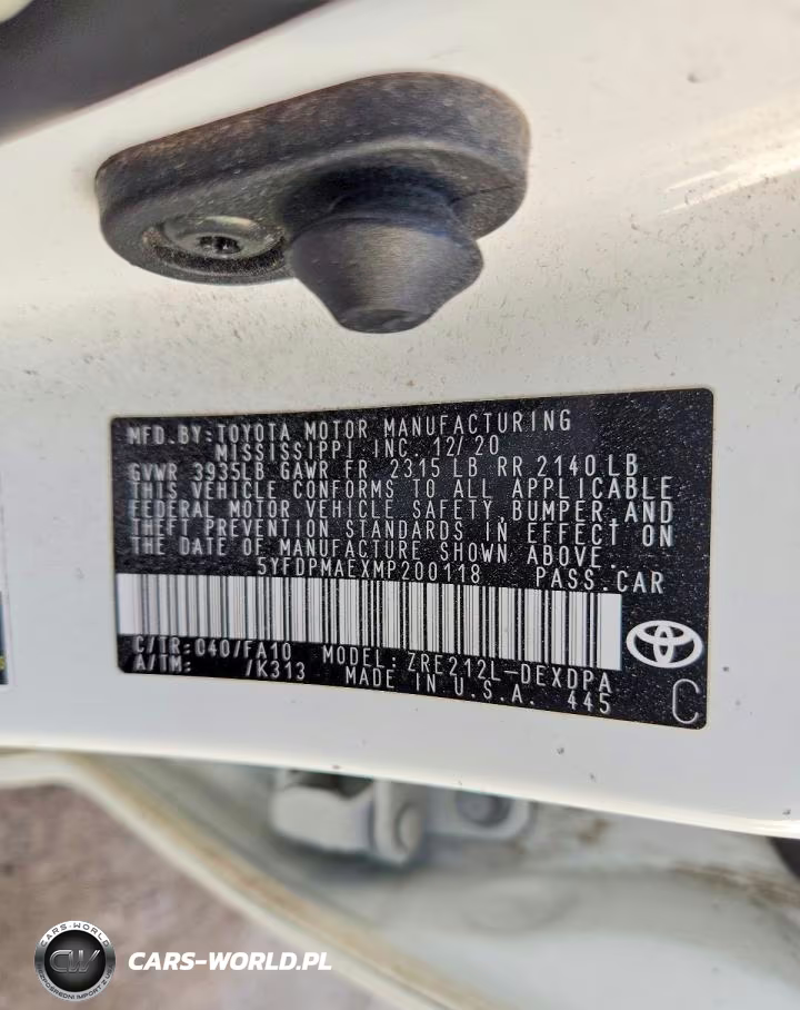 2021 Toyota Corolla L VIN:5YFDPMAEXMP200118 - 13