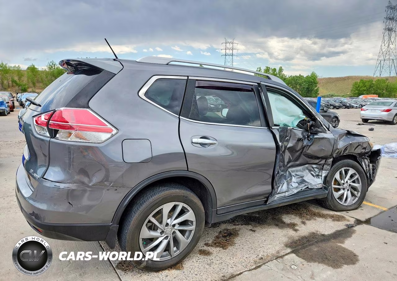 2015 Nissan Rogue Sl VIN:5N1AT2MV6FC834287 - 3