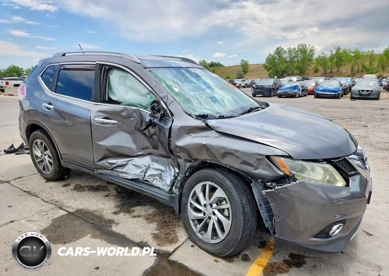 2015 Nissan Rogue Sl VIN:5N1AT2MV6FC834287 - 4
