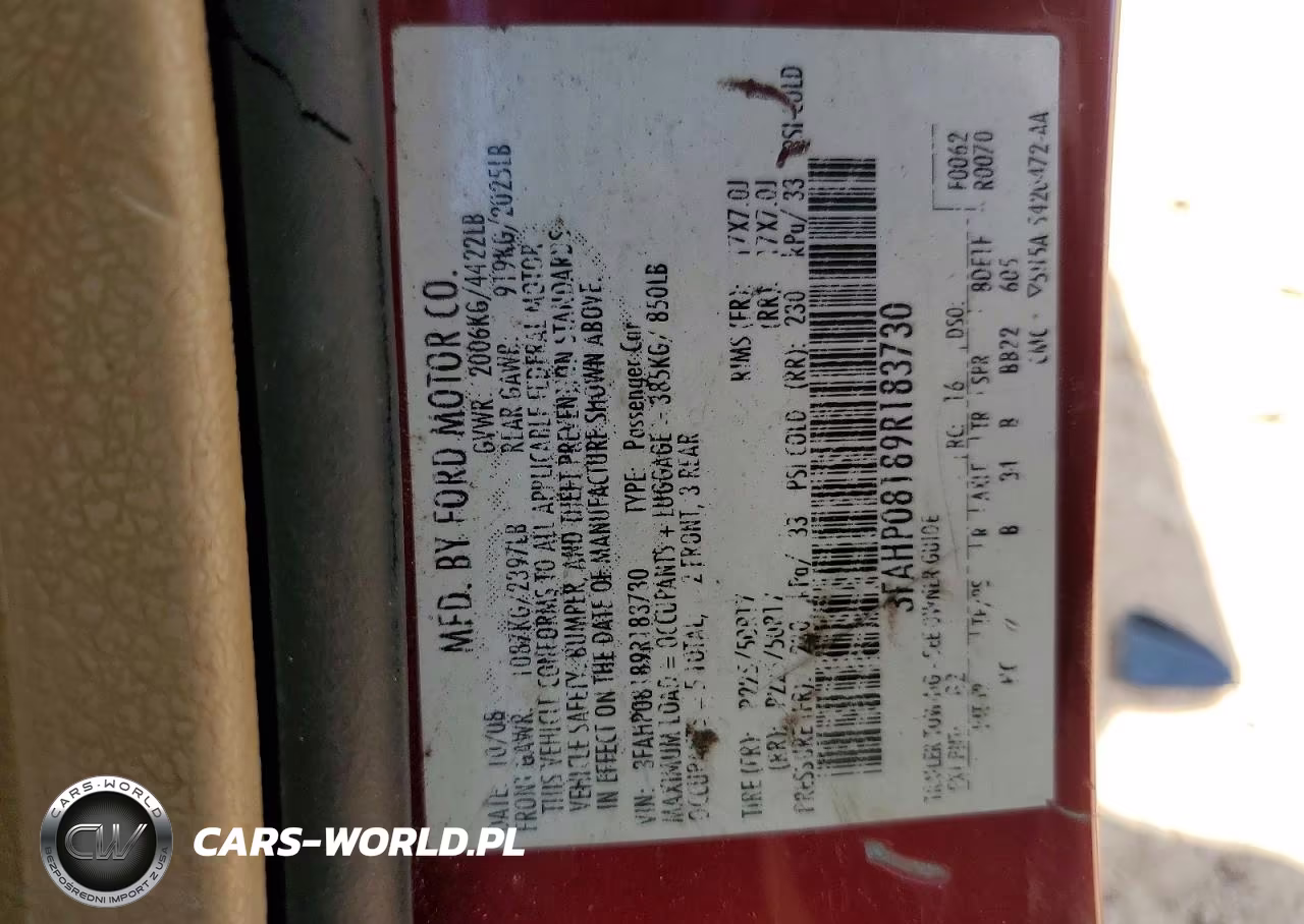 2009 Ford Fusion Sel VIN:3FAHP08189R183730 - 12