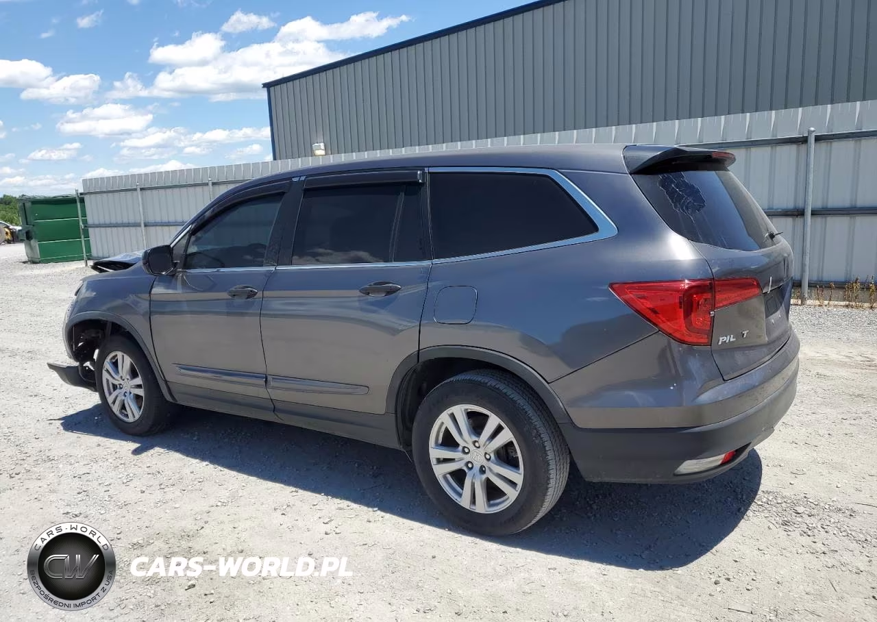 2016 Honda Pilot Lx VIN:5FNYF6H15GB112578 - 2
